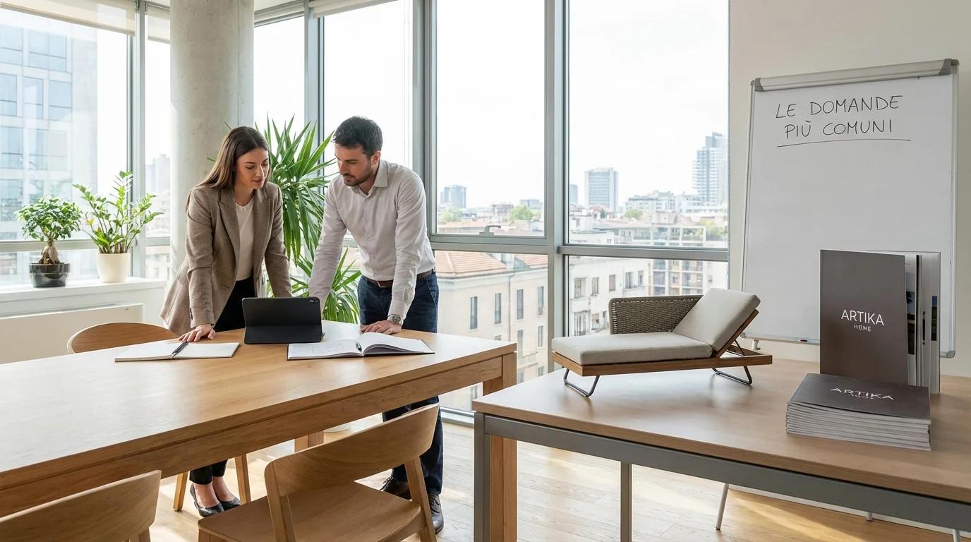 Le domande più comuni sui nostri mobili garden — illustrazione