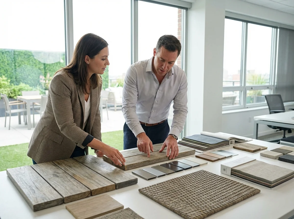 Quali sono i materiali migliori per l'arredamento da esterno? — illustrazione